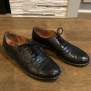 Miz Mooz Monaco Black Leather Loafers | Size 9.5